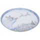 Поднос сервировочный Agness 'Снежная королева' 33х2.1см ARTI-M 898-223