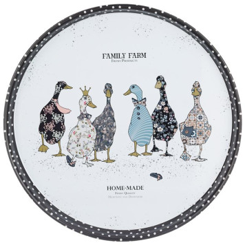 Поднос сервировочный Agness 'Family farm' 33х2.1см ARTI-M 898-224