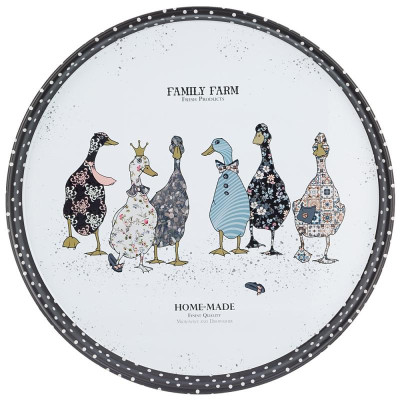 Поднос сервировочный Agness 'Family farm' 33х2.1см ARTI-M 898-224