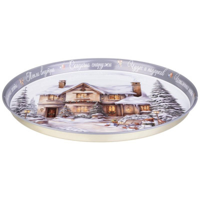 Поднос сервировочный Agness 33х2.1см ARTI-M 898-229-1