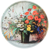 Поднос сервировочный Agness 'Полевые цветы' 33х2.1см ARTI-M 898-235
