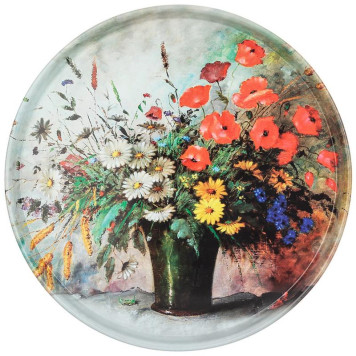 Поднос сервировочный Agness 'Полевые цветы' 33х2.1см ARTI-M 898-235