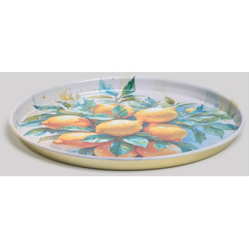 Поднос сервировочный Agness 'Citrus charm' 33х2.1см ARTI-M 898-244-3