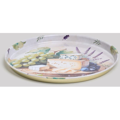 Поднос сервировочный Agness 'Gourmet feast' 33х2.1см ARTI-M 898-245-3