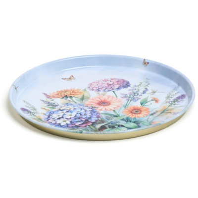 Поднос сервировочный Agness 'Floral eden' 33х2.1см ARTI-M 898-246-3