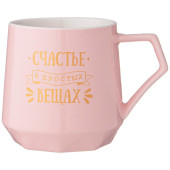 Кружка Lefard 'Coffemania' 310мл пудровая ARTI-M 90-1077