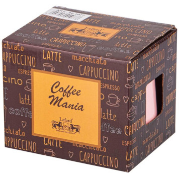 Кружка Lefard 'Coffemania' 310мл пудровая ARTI-M 90-1077-1