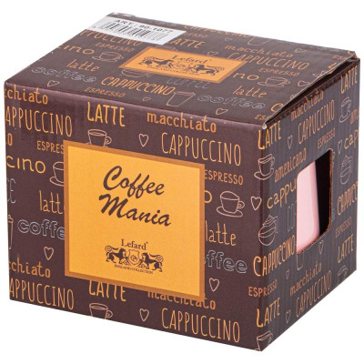 Кружка Lefard 'Coffemania' 310мл пудровая ARTI-M 90-1077-1