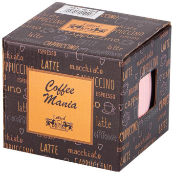 Кружка Lefard 'Coffemania' 340мл розовая ARTI-M 90-1090-1