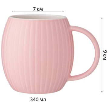 Кружка Lefard 'Coffemania' 340мл розовая ARTI-M 90-1090-2