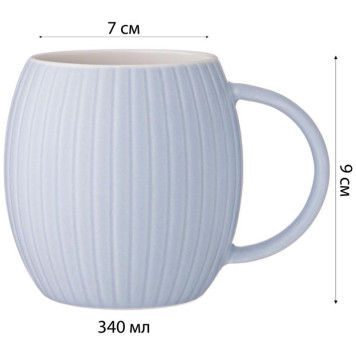 Кружка Lefard 'Coffemania' 340мл голубая ARTI-M 90-1091-2