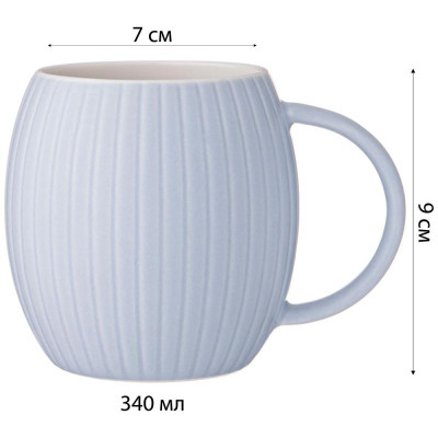 Кружка Lefard 'Coffemania' 340мл голубая ARTI-M 90-1091-2