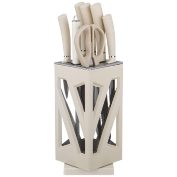 Набор ножей Agness на пласт.вращающейся подставке 8предм ARTI-M 911-760-3