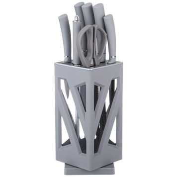 Набор ножей Agness на пласт.вращающейся подставке 8предм ARTI-M 911-761-3