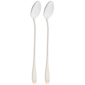 Набор ложек для коктелей agness, 2 шт, длина 19.5см ARTI-M 942-109