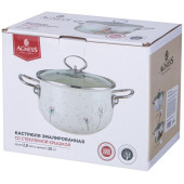 Кастрюля Agness эмалированная со стеклянной крышкой (2.8л, d20см) ARTI-M 943-057 Кастрюля Agness эмалированная со стеклянной крышкой (2.8л, d20см) ARTI-M 943-057
