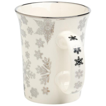 Кружка Lefard 310мл серебро снежинки ARTI-M 97-758-3
