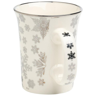 Кружка Lefard 310мл серебро снежинки ARTI-M 97-758-3