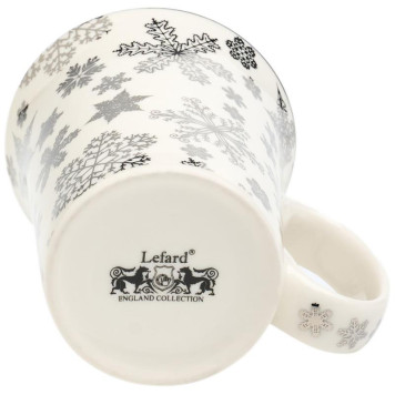 Кружка Lefard 310мл серебро снежинки ARTI-M 97-758-4