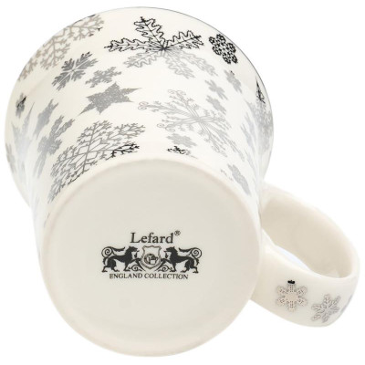 Кружка Lefard 310мл серебро снежинки ARTI-M 97-758-4