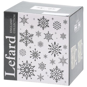 Кружка Lefard 310мл серебро снежинки ARTI-M 97-758-5