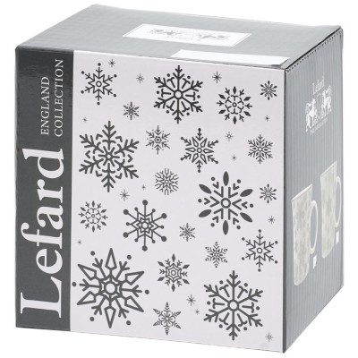 Кружка Lefard 310мл серебро снежинки ARTI-M 97-758-5