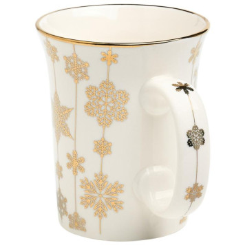 Кружка Lefard 310мл золото снежинки ARTI-M 97-759-3