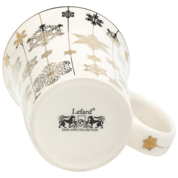 Кружка Lefard 310мл золото снежинки ARTI-M 97-759-4