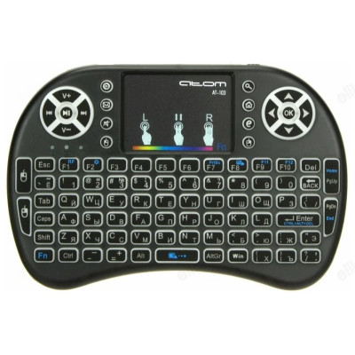 Клавиатура беспр.с тачпадом АТ-103 Атом