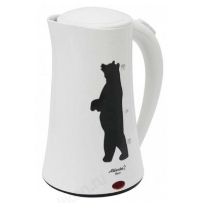 Чайник Atlanta ATH-2377, белый, 1.7 л