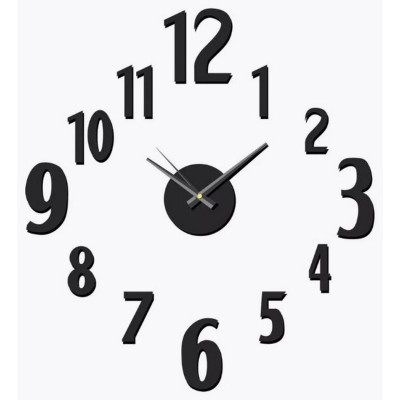 Часы настенные ATLANTIS MP02 black