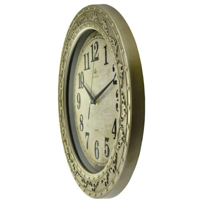 Часы настенные ATLANTIS TLD-35007С gold-1