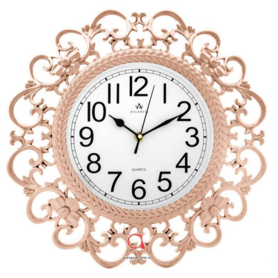 Часы настенные ATLANTIS TLD-3670 rose gold