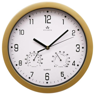 Часы настенные ATLANTIS TLD-9039 gold