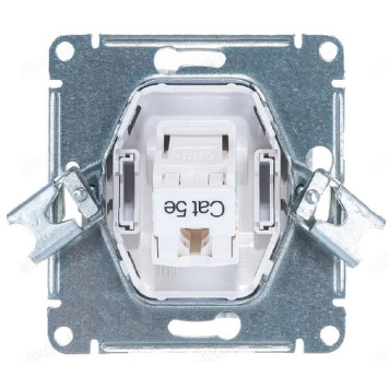 Розетка компьютерная SE AtlasDesign, RJ45, механизм, белая-2