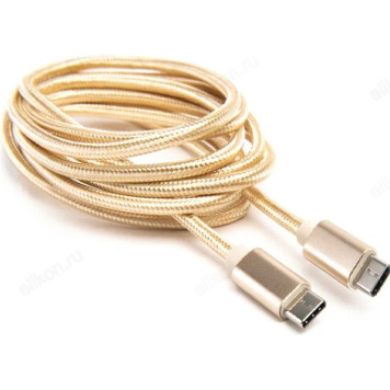 Кабель USB-USB Type-C 3.1 1,8м Атом 31029 золотой-1
