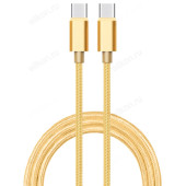Кабель USB-USB Type-C 3.1 1,8м Атом 31029 золотой Кабель USB-USB Type-C 3.1 1,8м Атом 31029 золотой