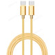 Кабель USB-USB Type-C 3.1 1,8м Атом 31029 золотой