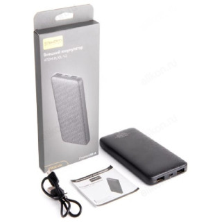 Power Bank 10000 mAh 10V 2*USB-A 5V2A LED ATOM PL10L-V2-2