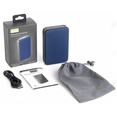 Power Bank 10000mAh ATOM PU10-V2, 10000мАч, 18V-4