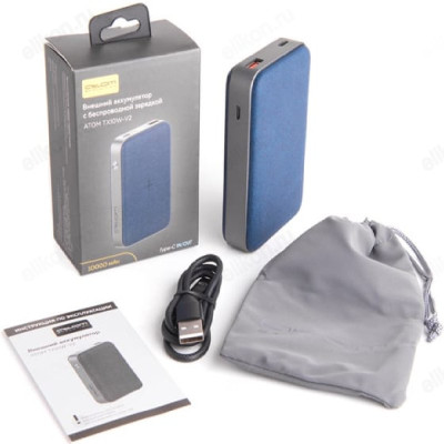 Power Bank 10000 ATOM TX10W-V2, 10000 мАч-3