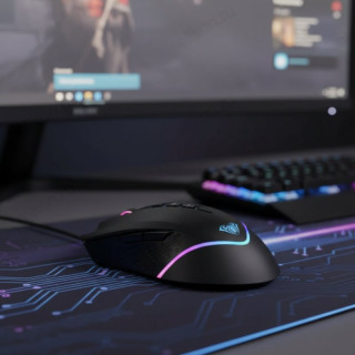 Мышь игровая AULA F805 Black + Rainbow backlight-4