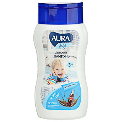 Шампунь детский Aura Baby Детский для мальчиков 3+, 200 мл