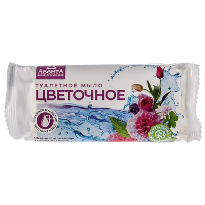 Мыло туалетное Авента Цветочное, 90 г