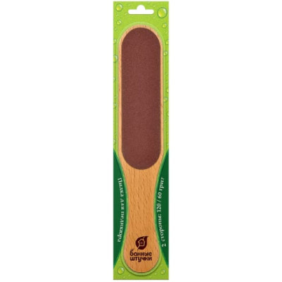 Пилка для педикюра из бука Банные штучки, 27*5,5*0,6 см-1