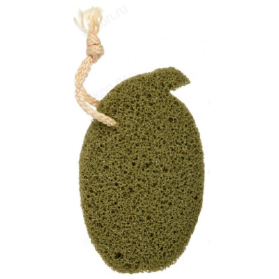 Спонж для пилинга с водорослями Банные штучки 14х10х2 см-1