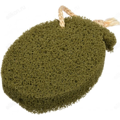 Спонж для пилинга с водорослями Банные штучки 14х10х2 см