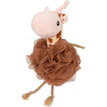 Мочалка Жирафик Банные штучки, 17х12 см