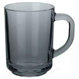 Кружка стекло 250мл BASILICO/LAVA GREY