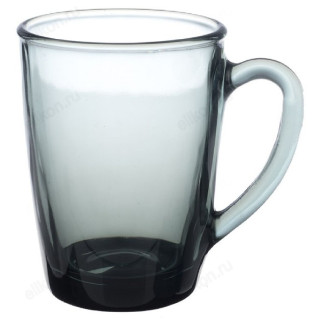 Кружка стекло 300мл BASILICO/LAVA GREY